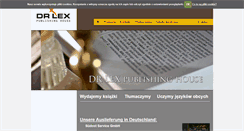 Desktop Screenshot of drlex.pl