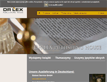 Tablet Screenshot of drlex.pl